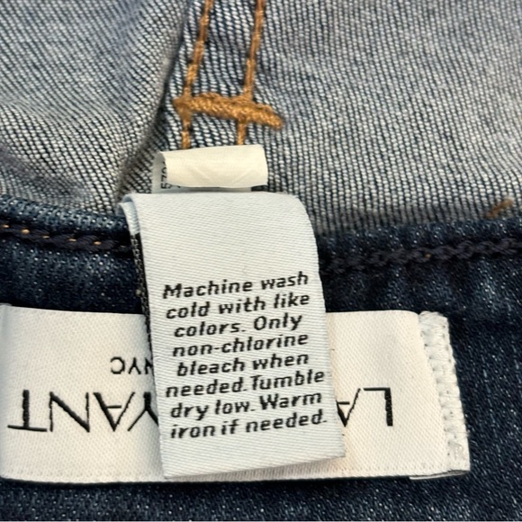 Lane Bryant Midrise Super Stretch Skinny Pedal 5-pocket Denim Jeans Plus size 24 - Picture 5 of 10